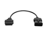 Diagnosekabelstecker, 10-polig auf 16-poliger OBD2-Diagnosekabel-Adapterstecker Passend für Opel