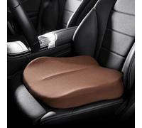 DIALFA Auto Sitzerhöhung Kissen für BMW X3 30d 30e M40i M40d X3M iX3, Ergonomisches Gedächtnis Schaum Hebekissen Anti Rutsch Sitzerhöhung Erwachsene Orthopädisch Keilkissen,D Brown