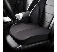 DIALFA Auto Sitzerhöhung Kissen für SsangYong Korando, Ergonomisches Gedächtnis Schaum Hebekissen Anti Rutsch Sitzerhöhung Erwachsene Orthopädisch Keilkissen,A Black