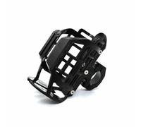 DIALFA Motorrad Getränkehalter für Yamaha Tracer 9 GT 2021-2023, 360° Drehbar, Verstellbar, Robust Wasserflaschen Halter Getränke Halter Flaschenhalterung Motorrad Zubehör,A Black