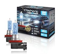 Diamond Vision 2x H11 12V 55W | Ultra Intense 4200K | Halogen KFZ Autolampen | zweimal so langlebig | Duobox | E-Prüfzeichen