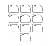 Dichtungsring Vergaser für mikuni für hsr Serie Robust Dichtungsring(10pcs) | Enthält 10 Dichtungsringe, für ideal für Vorrat oder Werkstatt, ersetzt alte Teile schnell