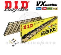 D.I.D Antriebskette 520VX3 X-Ring offen 112 Glieder Nietschloss für Yamaha IT 250 1983-1984