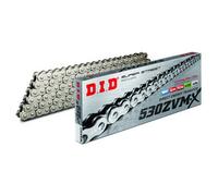 DID Antriebskette ZVM-X 520 525 530 Silber-stahlfarben mit Nietschloss