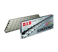 DID Kette S&S 525 ZVMX/114 silber offen mit Nietschloss für Kawasaki Z 900 RS Ca