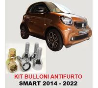 Diebstahlsicherung Schrauben für Smart Fortwo Alufelgen Eisen 451 453 Cabrio ...