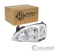 DIEDERICHS HALOGEN SCHEINWERFER mit LWR-Motor LINKS für OPEL CORSA | 1813985
