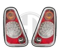 Diederichs Design Rückleuchten Set Led Klarglas/schwarz/chrom für BMW Mini 01-0