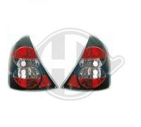 DIEDERICHS Heckleuchtensatz HD Tuning links rechts Chrom/schwarz für RENAULT 4413295
