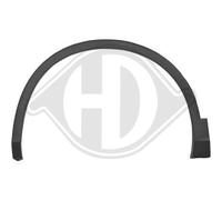 DIEDERICHS Verbreiterung, Kotflügel Schwarz Vorne Links (2256063) für VW Tiguan