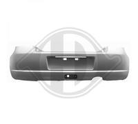 Diederichs Stoßstange hinten lackierbar 05-07 für Suzuki Swift 05-07