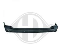 Diederichs Stoßstange Hinten Schwarz für PDC 12-15 für VW T5 Baujahr 2012-2015