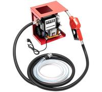 Dieselpumpe, Selbstansaugende Diesel Heizöl, Pumpe Dieselpumpensatz, Ölabsaugpumpe 220V 550 W Selbstansaugende Ölpumpe, Motoröl Absaugpumpe 60L/min, mit Schläuchen und Zapfpistole, für PKW, Tankwagen