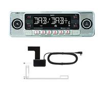 DIETZ Retro 300 DAB/BT Classic/Oltimer Autoradio USB/MP3/BLUETOOTH - Farbe Silber - inkl. DAB+ Antenne