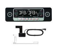 DIETZ Retro 301 DAB/BT Classic/Oltimer Autoradio USB/MP3/BLUETOOTH - Farbe Schwarz - inkl. DAB+ Antenne