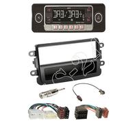 DIETZ Retro 301 Radio DAB/BT Mit Einbauset für Dacia Dokker (SD) ab 2012