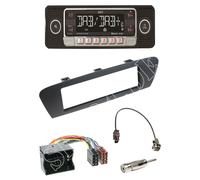 Dietz Retro 301 Radio DAB/BT Mit Einbauset für Renault Scénic (JZ)