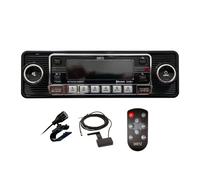 DIETZ Retro 301DAB-BT 1-DIN Retro/Classic/Oltimer Autoradio Schwarz/Chrom 4x50W