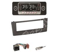 Dietz RETRO301DAB-BT-ANT Radio DAB+ BT Mit Einbauset für Fiat Grande Punto