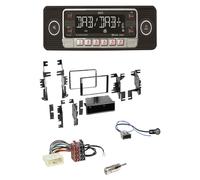 Dietz Retro301DAB-BT-ANT Radio DAB+ BT Mit Einbauset für Nissan Juke (F15)