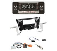 Dietz RETRO301DAB-BT-ANT Radio DAB+ BT Mit Einbauset für Nissan Qashqai