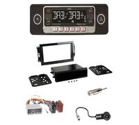 Dietz RETRO301DAB-BT-ANT Radio DAB+ Mit Einbauset für Chrysler 300 C (LX)