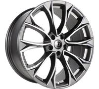 Diewe-Wheels Alufelgen Century platin machined 8.5x20" ET30 LK5 112 ML 66.6 20 Zoll