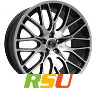 Alufelge DIEWE WHEELS WHEELS FINA Einteilig NERO MACHINED - Schwarz Matt Frontpoliert 10.00 x 20 ET 45.00 5x120.00