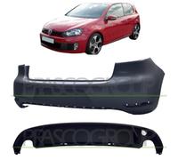 Diffusor + Stoßstange hinten für VW Golf 6 VI GTI GTD 5K1 2008-2012 Stoßfänger