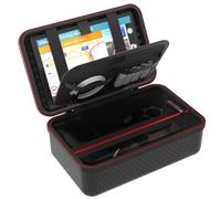 Digicharge 8 Zoll Navi Hülle Tasche für Garmin Drivesmart 86, Camper 895, Camper 890, Dezl LGV820, Dezl LGV810 LGV800 GPS Case Mit Stauraum für alle Zubehörteile inkl. Saugnapfhalterung