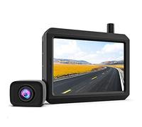 Digital Kabellos Rückfahrkamera Set Unterstützt 2 Kameras mit 5" HD Monitor | Funk Rückfahrkameras mit Stabilem Signal, Drahtlose Rückfahrkamera mit IP68 Wasserdichter Kamera, Nachtsicht K7PRO