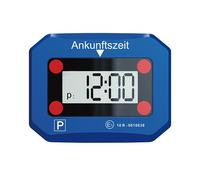 Digitale Parkscheibe für Auto, elektronische Parkscheibe mit KBA-Zulassung, automatischer Eintrittszeit, mit Display, zuverlässig, inkl. Batterie und 3M-Klebepads