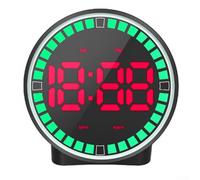 Digitale Uhr HUD mit Over-Alarm 7-Farben-Hintergrundbeleuchtung GPS Tacho für Auto - Anzeige km/h & MP/H, passend für die meisten Fahrzeuge, für Armaturenbrett-Installation