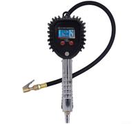 Digitaler Reifendruckmesser 0-255 PSI mit Schlauch - Hochpräziser Luftdruckprüfer LCD Display für Auto LKW für motorrad für wohnmobil - Mehrfach Einheiten