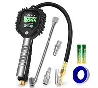 Digitaler Reifendruckmesser und Reifenfüller 255 PSI Präzisionsmessgerät LCD ...