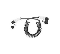 Digitus KFZ-Spiral-Ladekabel für Elektroautos & PHEV – 10 m – Typ 2 – Mode 3 – 1-Phasig – 32 A – 7,4 kW – Schwarz