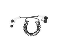 DIGITUS Kfz Ladekabel Spiral 10 m Typ 2 auf 2 m Schwarz Spirale einphasig (DK-1P32-S-100)