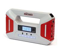 Dino KRAFTPAKET 12V-600A STARTHILFEGERÄT 51.2Wh 16000mAh (LiFePO4) mit Kompressor Powerbank Warnlicht Starthilfe Booster Schnellstartsystem Starthilfekabel LED-Taschenlampe