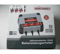 Dino-Kraftpaket Autobatterie-Ladegerät 6V/12V-3x2A, 136316, 6 V /12 V, 3 x 2 A, für 3 Fahrzeuge