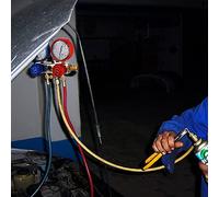 Dioche Klimaanlagen-Verteilermessgerät, 0~500 Psi, Diagnose-Fluor-Verteilermessgerät-Set für Klimaanlagen-Kältemittel für R134A/R12/R22/R404A/R410A