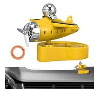Dioeazh Lufterfrischer Für Auto,Solarenergie Flugzeug Auto Parfüm Lufterfrischer - Aromatherapie Geruchsentferner Armaturenbrett Dekorationen Für Männer Frauen Fahrer LKW Limousine SUV Reise