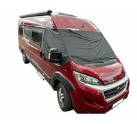 Frontscheibenabdeckung für FIAT Ducato Citroen Jumper Peugeot Boxer ab 2006 Wohnmobil Abdeckung Sonnenschutz Scheibenabdeckung Camper Blickdicht Wetterfest Wohnmobil Pössl Knaus Adria Dethleffs Fendt