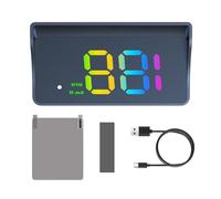 -Display Für Autos - Universal-Doppelmodus, Windschutzscheibe | Projektor, Digitaler Monitor, Höhenmesser, Uhr, Reisealarm, LKW, SUV, Golfwagen, Fahren, Rennen, Armaturenbrett, Naviga