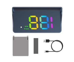 -Display Für Autos - Universal-Doppelmodus, Windschutzscheibe | Projektor, Digitaler Monitor, Höhenmesser, Uhr, Reisealarm, LKW, SUV, Golfwagen, Fahren, Rennen, Armaturenbrett, Naviga