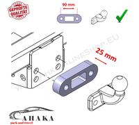 Distanzplatte Kugelkopfverlängerung 25mm für Ford Ranger III 2012-2019