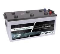 DiVine F5 12V 280Ah Batterie für Boot Yacht Schiff Marine Antrieb Alarm Hobby