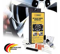 DIY Alufelgen Reparatur Set Silber Felgenreparaturset Kratzer Risse Dellen 2025