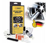 DIY Alufelgen Reparatur Set Silber Felgenreparaturset Kratzer Risse Dellen DHL