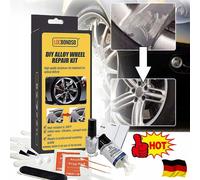 DIY Alufelgen Reparatur Set Silber Felgenreparaturset Kratzer Risse Dellen DHL
