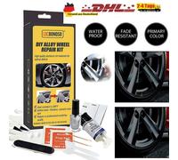 DIY Alufelgen Reparatur Set Silber Felgenreparaturset Kratzer Risse Dellen NEU
